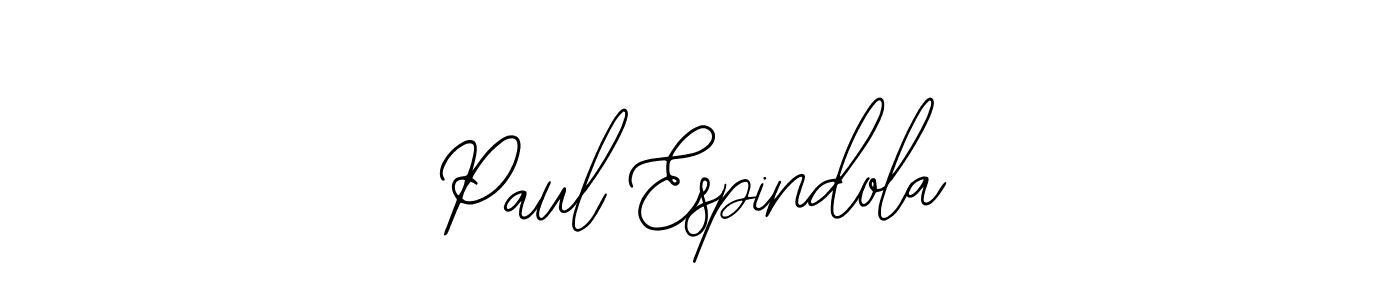 Use a signature maker to create a handwritten signature online. With this signature software, you can design (Bearetta-2O07w) your own signature for name Paul Espindola. Paul Espindola signature style 12 images and pictures png