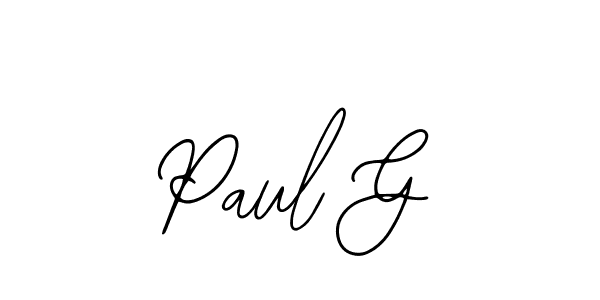 Similarly Bearetta-2O07w is the best handwritten signature design. Signature creator online .You can use it as an online autograph creator for name Paul G. Paul G signature style 12 images and pictures png