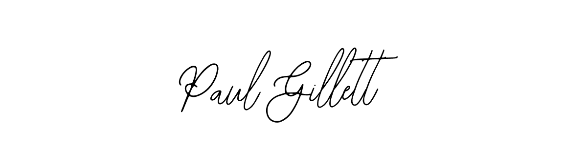 Paul Gillett stylish signature style. Best Handwritten Sign (Bearetta-2O07w) for my name. Handwritten Signature Collection Ideas for my name Paul Gillett. Paul Gillett signature style 12 images and pictures png