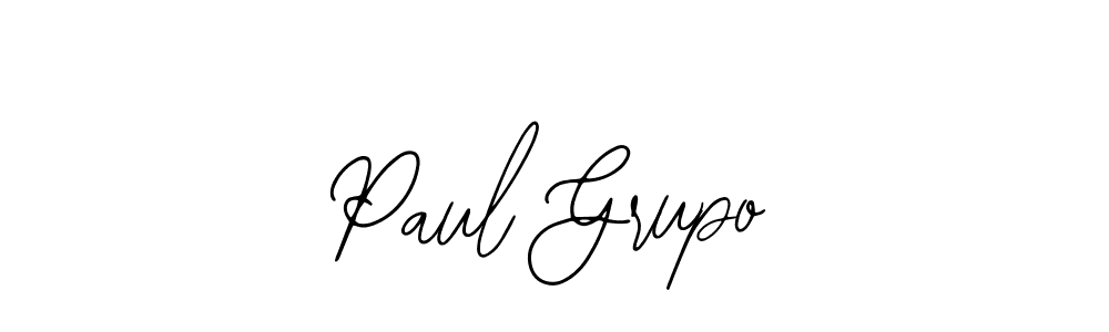 Use a signature maker to create a handwritten signature online. With this signature software, you can design (Bearetta-2O07w) your own signature for name Paul Grupo. Paul Grupo signature style 12 images and pictures png