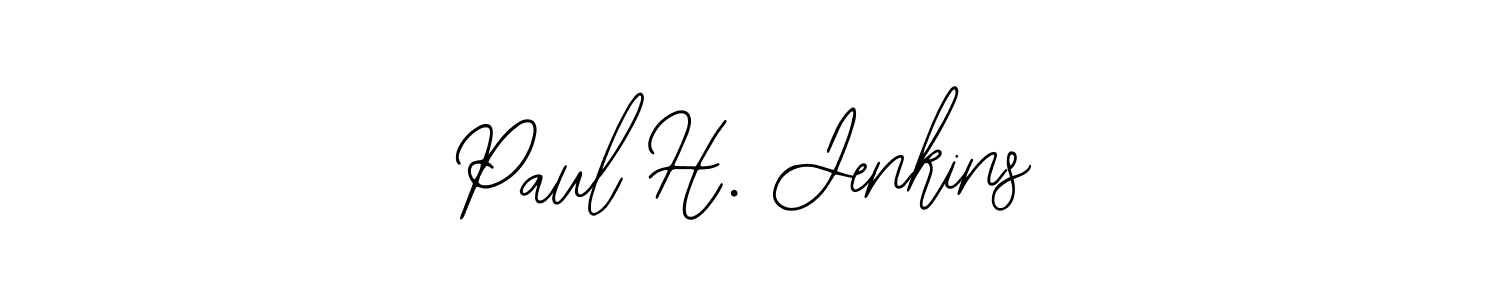 Make a beautiful signature design for name Paul H. Jenkins. Use this online signature maker to create a handwritten signature for free. Paul H. Jenkins signature style 12 images and pictures png