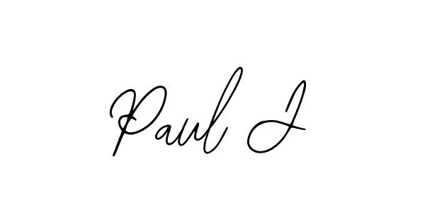 It looks lik you need a new signature style for name Paul J. Design unique handwritten (Bearetta-2O07w) signature with our free signature maker in just a few clicks. Paul J signature style 12 images and pictures png