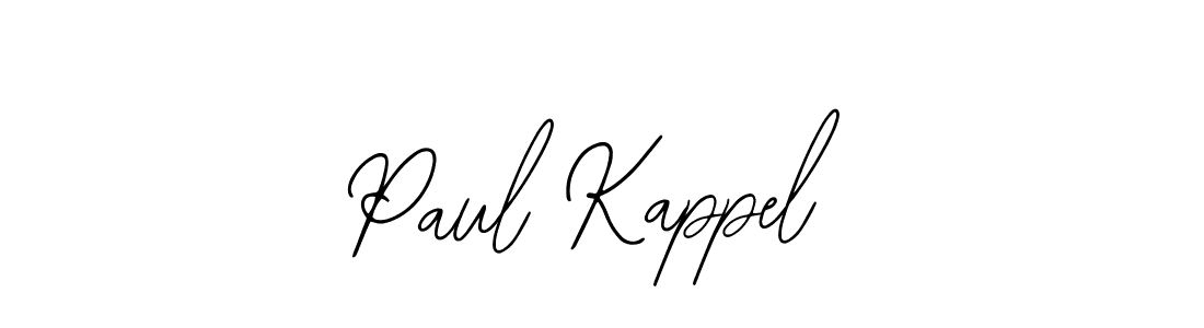 Use a signature maker to create a handwritten signature online. With this signature software, you can design (Bearetta-2O07w) your own signature for name Paul Kappel. Paul Kappel signature style 12 images and pictures png