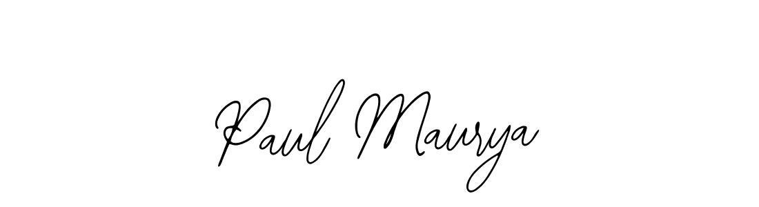 Bearetta-2O07w is a professional signature style that is perfect for those who want to add a touch of class to their signature. It is also a great choice for those who want to make their signature more unique. Get Paul Maurya name to fancy signature for free. Paul Maurya signature style 12 images and pictures png