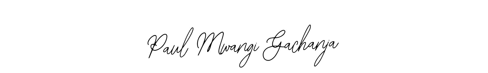 It looks lik you need a new signature style for name Paul Mwangi Gachanja. Design unique handwritten (Bearetta-2O07w) signature with our free signature maker in just a few clicks. Paul Mwangi Gachanja signature style 12 images and pictures png