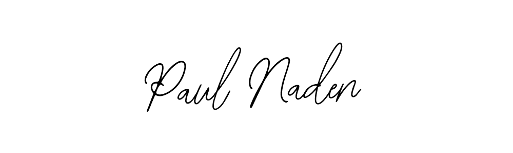 Design your own signature with our free online signature maker. With this signature software, you can create a handwritten (Bearetta-2O07w) signature for name Paul Naden. Paul Naden signature style 12 images and pictures png