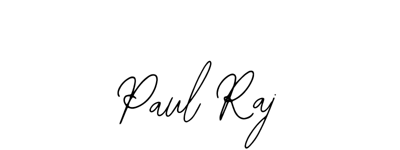 How to make Paul Raj name signature. Use Bearetta-2O07w style for creating short signs online. This is the latest handwritten sign. Paul Raj signature style 12 images and pictures png