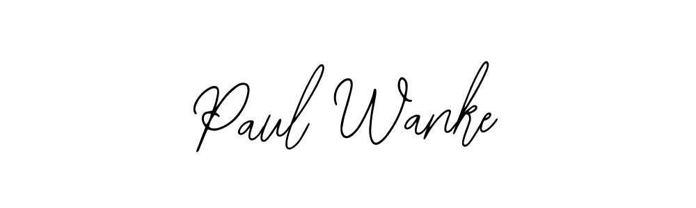 Similarly Bearetta-2O07w is the best handwritten signature design. Signature creator online .You can use it as an online autograph creator for name Paul Wanke. Paul Wanke signature style 12 images and pictures png