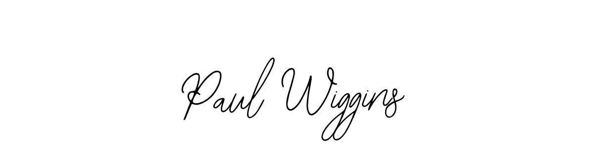 How to make Paul Wiggins signature? Bearetta-2O07w is a professional autograph style. Create handwritten signature for Paul Wiggins name. Paul Wiggins signature style 12 images and pictures png