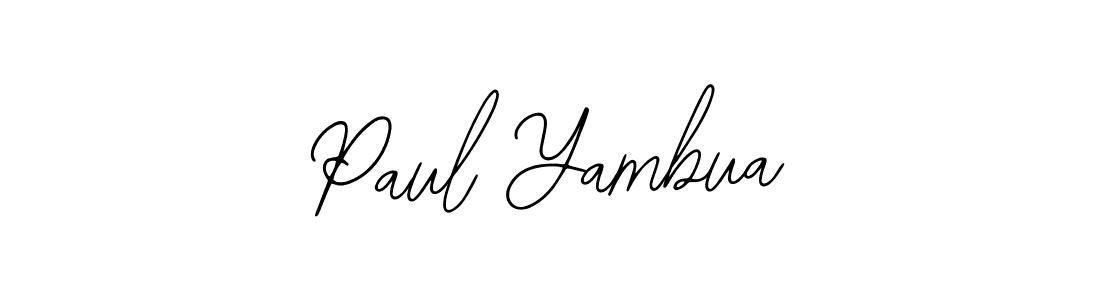 It looks lik you need a new signature style for name Paul Yambua. Design unique handwritten (Bearetta-2O07w) signature with our free signature maker in just a few clicks. Paul Yambua signature style 12 images and pictures png