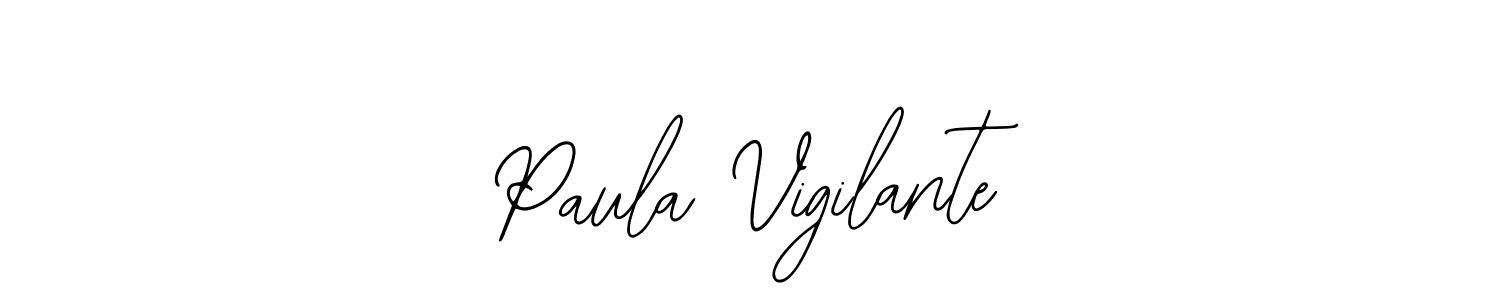 Paula Vigilante stylish signature style. Best Handwritten Sign (Bearetta-2O07w) for my name. Handwritten Signature Collection Ideas for my name Paula Vigilante. Paula Vigilante signature style 12 images and pictures png