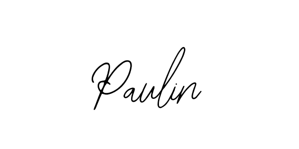 Make a beautiful signature design for name Paulin. With this signature (Bearetta-2O07w) style, you can create a handwritten signature for free. Paulin signature style 12 images and pictures png