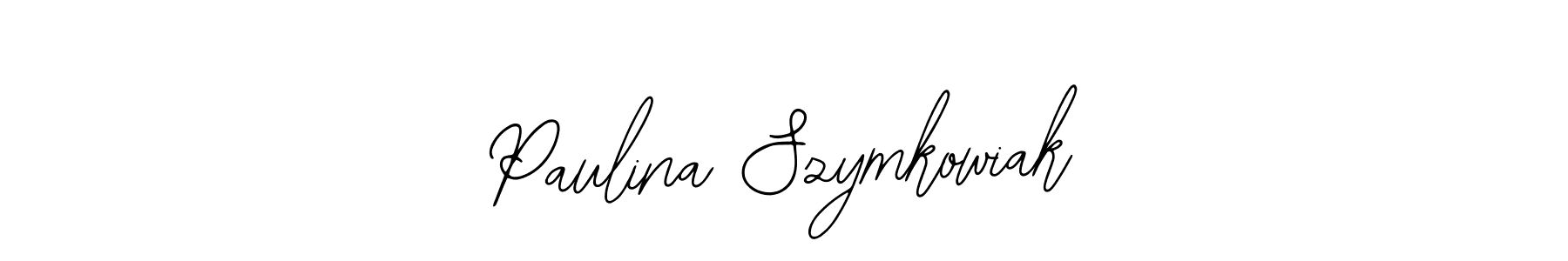 Make a beautiful signature design for name Paulina Szymkowiak. Use this online signature maker to create a handwritten signature for free. Paulina Szymkowiak signature style 12 images and pictures png