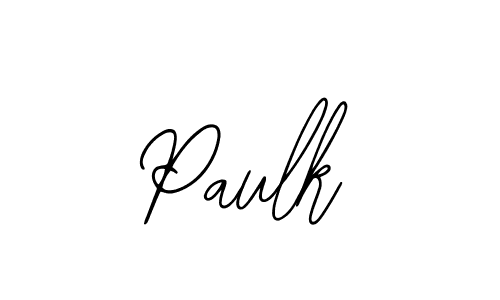 The best way (Bearetta-2O07w) to make a short signature is to pick only two or three words in your name. The name Paulk include a total of six letters. For converting this name. Paulk signature style 12 images and pictures png