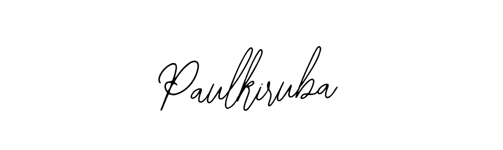 if you are searching for the best signature style for your name Paulkiruba. so please give up your signature search. here we have designed multiple signature styles  using Bearetta-2O07w. Paulkiruba signature style 12 images and pictures png