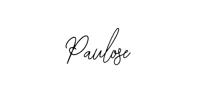 Paulose stylish signature style. Best Handwritten Sign (Bearetta-2O07w) for my name. Handwritten Signature Collection Ideas for my name Paulose. Paulose signature style 12 images and pictures png