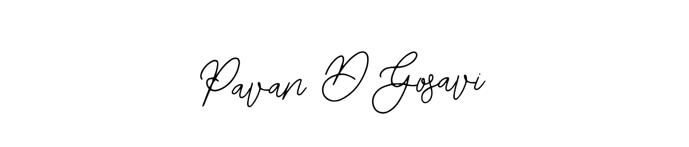 This is the best signature style for the Pavan D Gosavi name. Also you like these signature font (Bearetta-2O07w). Mix name signature. Pavan D Gosavi signature style 12 images and pictures png