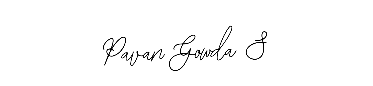 You should practise on your own different ways (Bearetta-2O07w) to write your name (Pavan Gowda S) in signature. don't let someone else do it for you. Pavan Gowda S signature style 12 images and pictures png