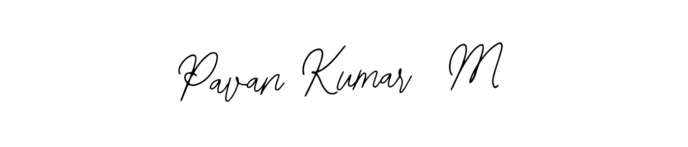 The best way (Bearetta-2O07w) to make a short signature is to pick only two or three words in your name. The name Pavan Kumar  M include a total of six letters. For converting this name. Pavan Kumar  M signature style 12 images and pictures png