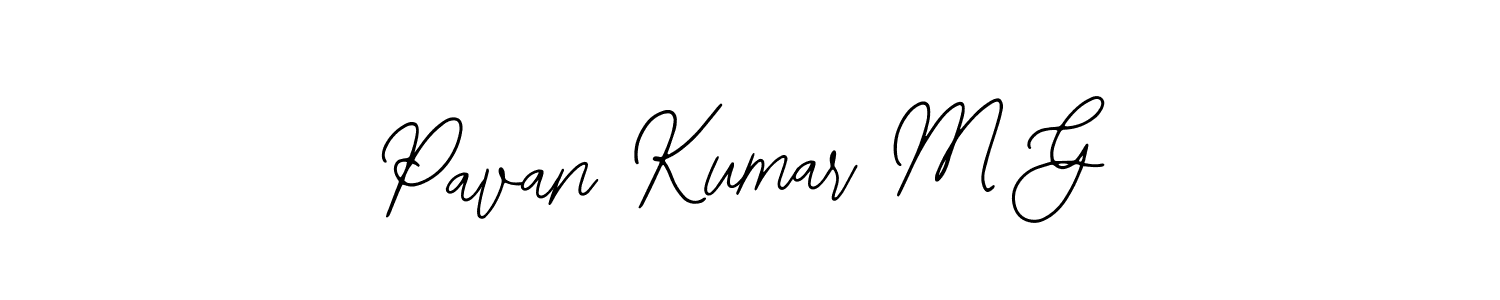 See photos of Pavan Kumar M G official signature by Spectra . Check more albums & portfolios. Read reviews & check more about Bearetta-2O07w font. Pavan Kumar M G signature style 12 images and pictures png