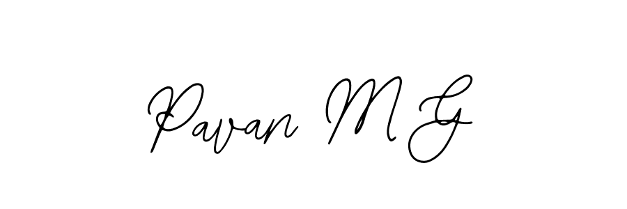 Make a beautiful signature design for name Pavan M G. With this signature (Bearetta-2O07w) style, you can create a handwritten signature for free. Pavan M G signature style 12 images and pictures png