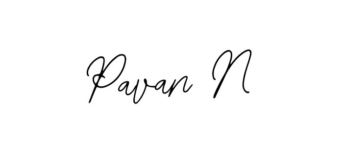 if you are searching for the best signature style for your name Pavan N. so please give up your signature search. here we have designed multiple signature styles  using Bearetta-2O07w. Pavan N signature style 12 images and pictures png