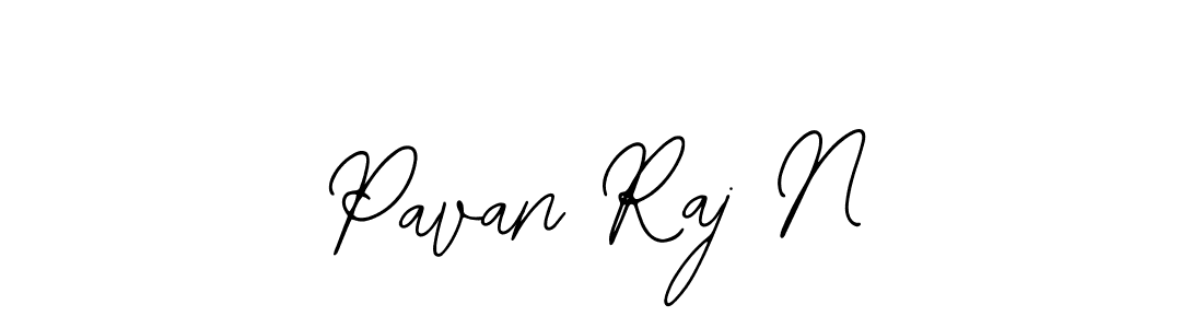 How to make Pavan Raj N name signature. Use Bearetta-2O07w style for creating short signs online. This is the latest handwritten sign. Pavan Raj N signature style 12 images and pictures png