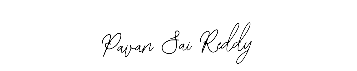 How to make Pavan Sai Reddy name signature. Use Bearetta-2O07w style for creating short signs online. This is the latest handwritten sign. Pavan Sai Reddy signature style 12 images and pictures png