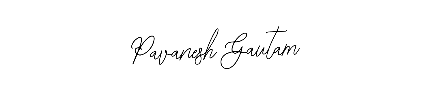 Use a signature maker to create a handwritten signature online. With this signature software, you can design (Bearetta-2O07w) your own signature for name Pavanesh Gautam. Pavanesh Gautam signature style 12 images and pictures png