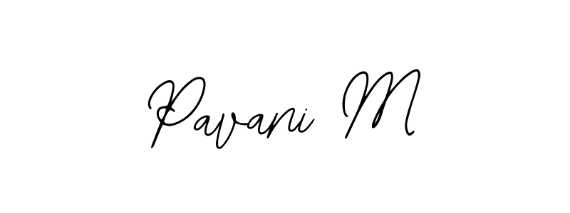 Design your own signature with our free online signature maker. With this signature software, you can create a handwritten (Bearetta-2O07w) signature for name Pavani M. Pavani M signature style 12 images and pictures png