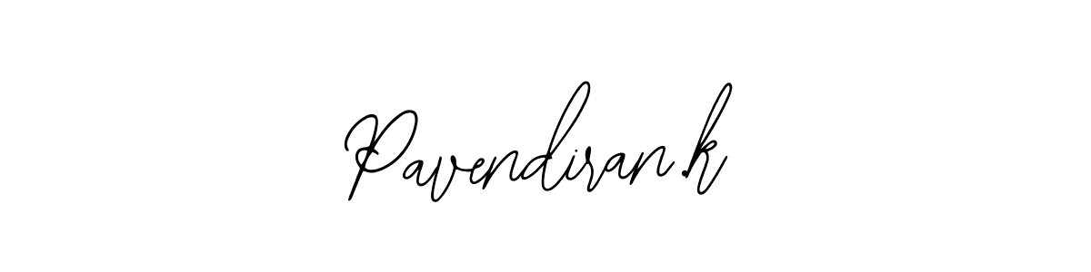 You should practise on your own different ways (Bearetta-2O07w) to write your name (Pavendiran.k) in signature. don't let someone else do it for you. Pavendiran.k signature style 12 images and pictures png