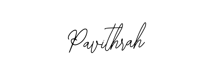 How to make Pavithrah name signature. Use Bearetta-2O07w style for creating short signs online. This is the latest handwritten sign. Pavithrah signature style 12 images and pictures png