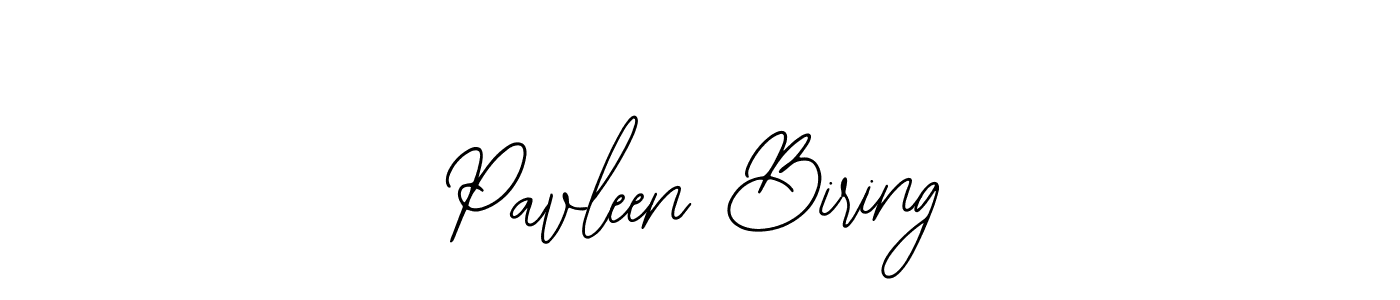 Pavleen Biring stylish signature style. Best Handwritten Sign (Bearetta-2O07w) for my name. Handwritten Signature Collection Ideas for my name Pavleen Biring. Pavleen Biring signature style 12 images and pictures png