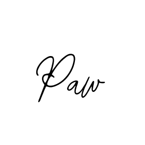 Design your own signature with our free online signature maker. With this signature software, you can create a handwritten (Bearetta-2O07w) signature for name Paw. Paw signature style 12 images and pictures png