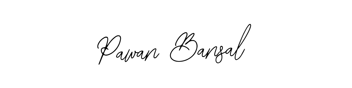 Create a beautiful signature design for name Pawan Bansal. With this signature (Bearetta-2O07w) fonts, you can make a handwritten signature for free. Pawan Bansal signature style 12 images and pictures png