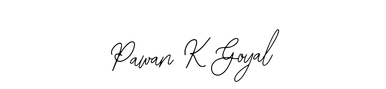 Pawan K Goyal stylish signature style. Best Handwritten Sign (Bearetta-2O07w) for my name. Handwritten Signature Collection Ideas for my name Pawan K Goyal. Pawan K Goyal signature style 12 images and pictures png
