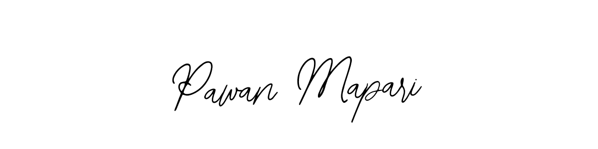 How to make Pawan Mapari signature? Bearetta-2O07w is a professional autograph style. Create handwritten signature for Pawan Mapari name. Pawan Mapari signature style 12 images and pictures png