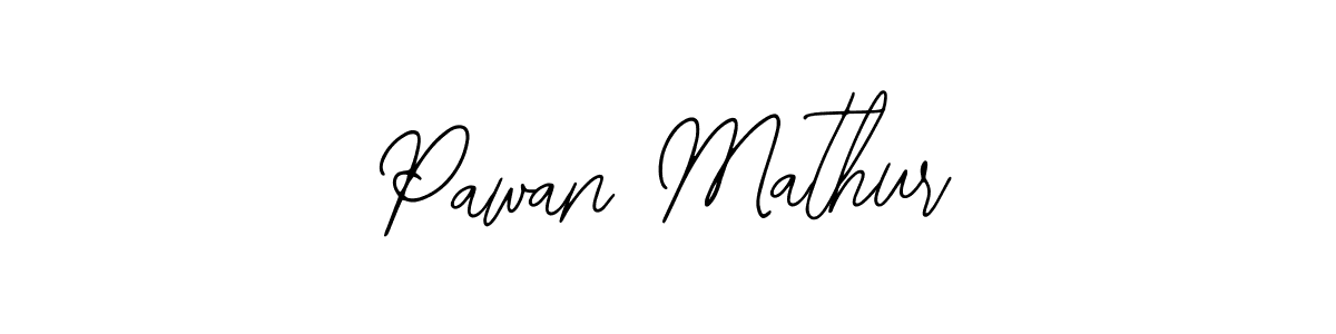 if you are searching for the best signature style for your name Pawan Mathur. so please give up your signature search. here we have designed multiple signature styles  using Bearetta-2O07w. Pawan Mathur signature style 12 images and pictures png