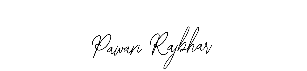 How to make Pawan Rajbhar name signature. Use Bearetta-2O07w style for creating short signs online. This is the latest handwritten sign. Pawan Rajbhar signature style 12 images and pictures png