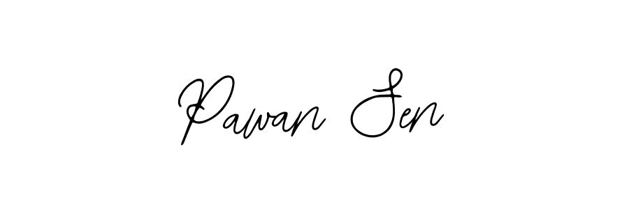 Make a beautiful signature design for name Pawan Sen. With this signature (Bearetta-2O07w) style, you can create a handwritten signature for free. Pawan Sen signature style 12 images and pictures png