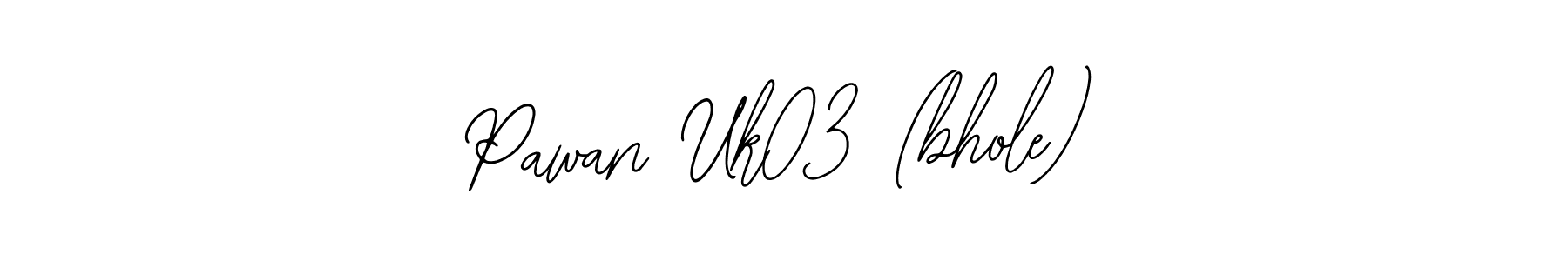 Make a beautiful signature design for name Pawan Uk03 (bhole). Use this online signature maker to create a handwritten signature for free. Pawan Uk03 (bhole) signature style 12 images and pictures png