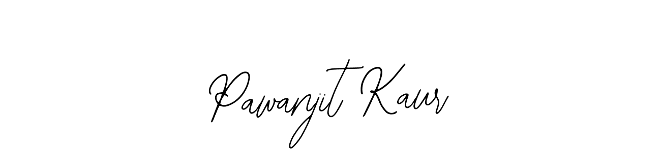 Bearetta-2O07w is a professional signature style that is perfect for those who want to add a touch of class to their signature. It is also a great choice for those who want to make their signature more unique. Get Pawanjit Kaur name to fancy signature for free. Pawanjit Kaur signature style 12 images and pictures png