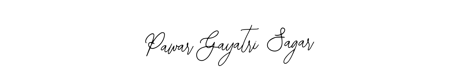 Create a beautiful signature design for name Pawar Gayatri Sagar. With this signature (Bearetta-2O07w) fonts, you can make a handwritten signature for free. Pawar Gayatri Sagar signature style 12 images and pictures png