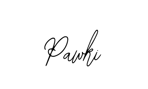 Use a signature maker to create a handwritten signature online. With this signature software, you can design (Bearetta-2O07w) your own signature for name Pawki. Pawki signature style 12 images and pictures png