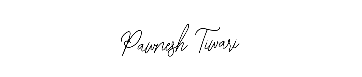 The best way (Bearetta-2O07w) to make a short signature is to pick only two or three words in your name. The name Pawnesh Tiwari include a total of six letters. For converting this name. Pawnesh Tiwari signature style 12 images and pictures png