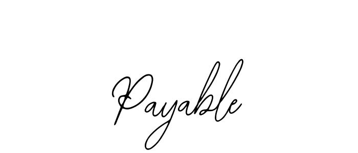 Make a beautiful signature design for name Payable. With this signature (Bearetta-2O07w) style, you can create a handwritten signature for free. Payable signature style 12 images and pictures png