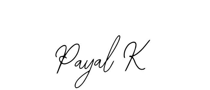 This is the best signature style for the Payal K name. Also you like these signature font (Bearetta-2O07w). Mix name signature. Payal K signature style 12 images and pictures png