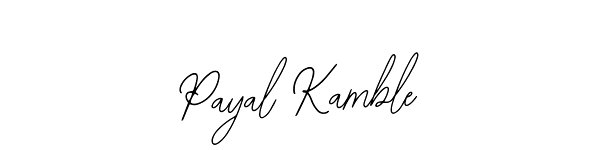 Payal Kamble stylish signature style. Best Handwritten Sign (Bearetta-2O07w) for my name. Handwritten Signature Collection Ideas for my name Payal Kamble. Payal Kamble signature style 12 images and pictures png