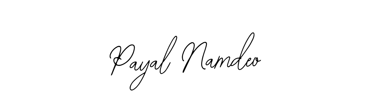 Create a beautiful signature design for name Payal Namdeo. With this signature (Bearetta-2O07w) fonts, you can make a handwritten signature for free. Payal Namdeo signature style 12 images and pictures png