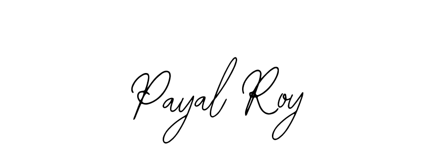 Use a signature maker to create a handwritten signature online. With this signature software, you can design (Bearetta-2O07w) your own signature for name Payal Roy. Payal Roy signature style 12 images and pictures png